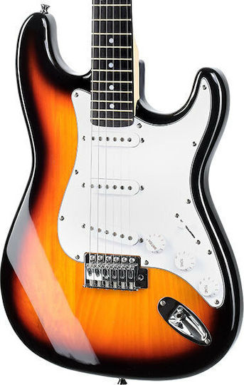Jacky Jackson JJ Last32 Strat Electric Guitar Stratocaster with SSS Pickup Configuration Sunburst