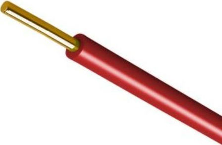 Nexans Power Cord with Diameter 1x4mm² in Red Color 1m