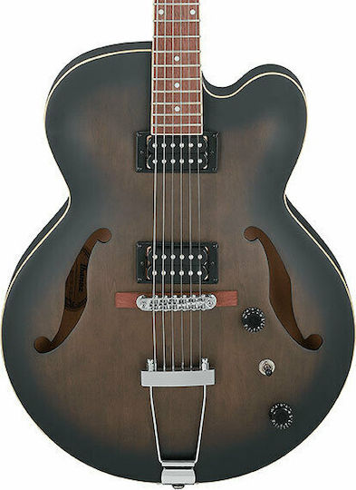 Ibanez AF55 Electric Guitar ES with HH Pickup Configuration Black Flat