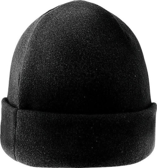 Serpico Beanie Unisex Fleece Σκούφος σε Μαύρο χρώμα