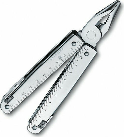 Victorinox Swiss Tool Multitool Grau in Lederhülle