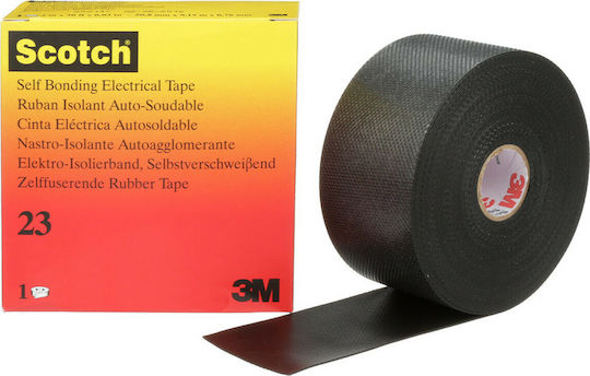 3M Μονωτική Ταινία 19mm x 9.15m Scotch 23 Negru