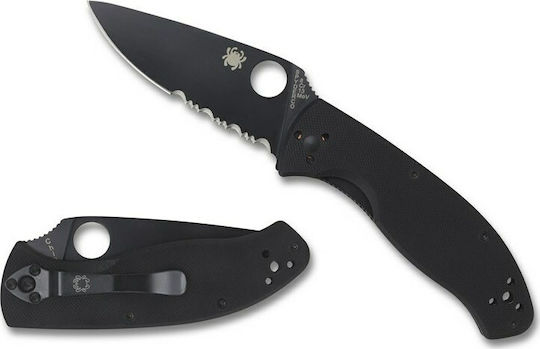 Spyderco Tenacious Нож Черен в Калъф