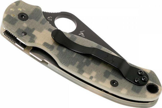 Spyderco Para 3 G-10 Messer Mehrfarbig mit Scheide