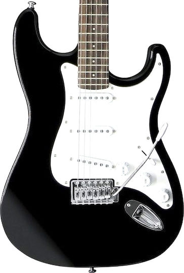 Gewa RC-100 Electric Guitar Stratocaster with SSS Pickup Configuration Black