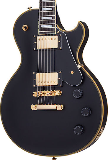 Schecter Solo II Custom Electric Guitar with SS Pickup Configuration Aged Black Satin