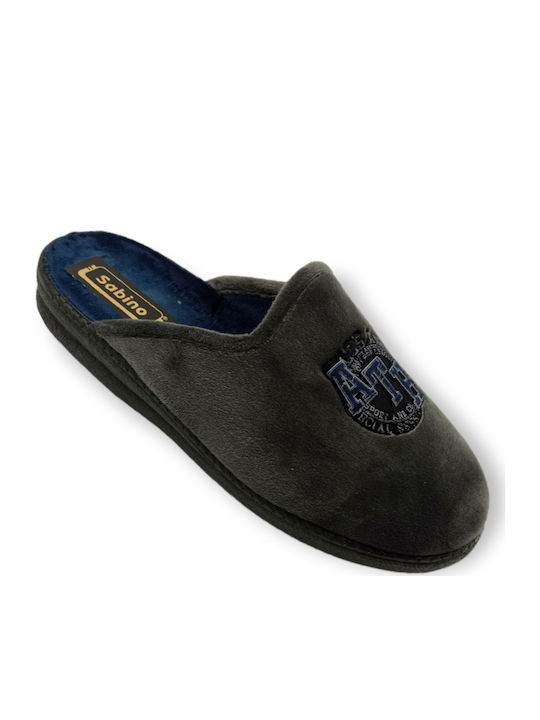 Sabino F92-4624 Men's Slipper Gray