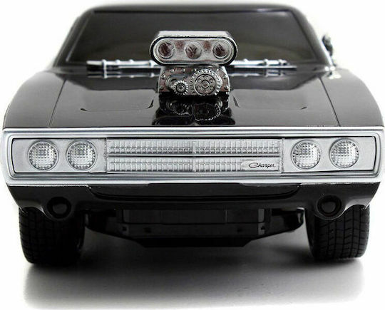 Jada Toys Fast & Furious 1970 Dodge Charger Τηλεκατευθυνόμενο Αυτοκίνητο Μαύρο
