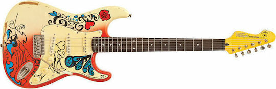 Vintage V6 Thomas Blug Signature Електрическа Китара Stratocaster с Магнитна Конфигурация SSS Summer of Love