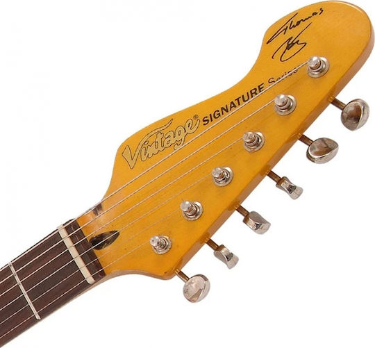 Vintage V6 Thomas Blug Signature Електрическа Китара Stratocaster с Магнитна Конфигурация SSS Summer of Love