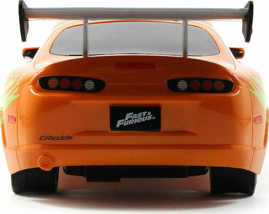 Jada Toys Fast & Furious 1/16 Brian’s 1995 Toyota Supra Remote Controlled Car Orange