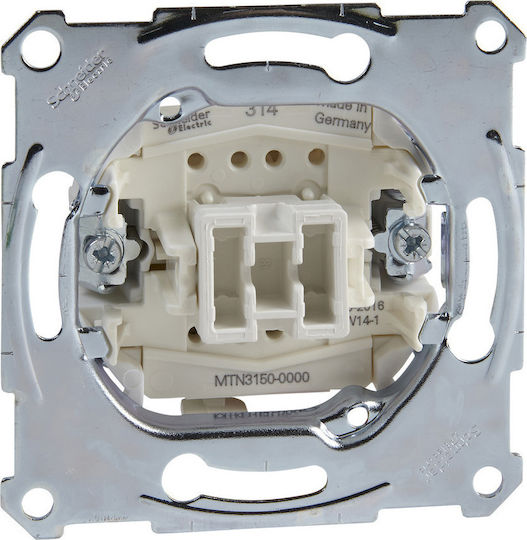 Schneider Electric Mechanism Wall Push Staircase Button White MTN3150-0000