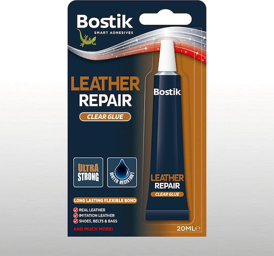 Bostik Лепило Гел Leather Repair Прозрачно лепило 20мл