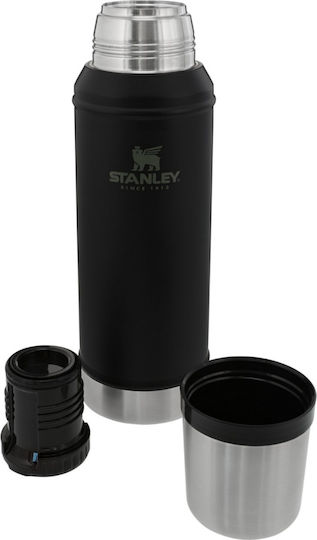 Stanley Classic Legendary Stainless Steel BPA Free Thermos Bottle 1lt Black