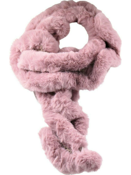 Verde Women's Wool Neck Warmer Pink
