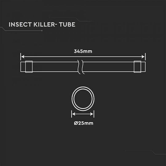 V-TAC Insektenabwehrlampe 10W für Fassung G13