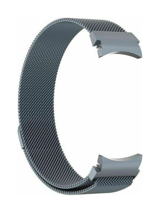 Tech-Protect Milaneseband ”2” Armband Rostfreier Stahl Gray (Galaxy Watch4 / Watch5 / Watch5 Pro) TPRBM2W4GR