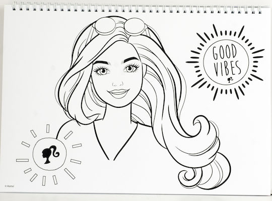 Gim Drawing Pad Barbie 1pcs