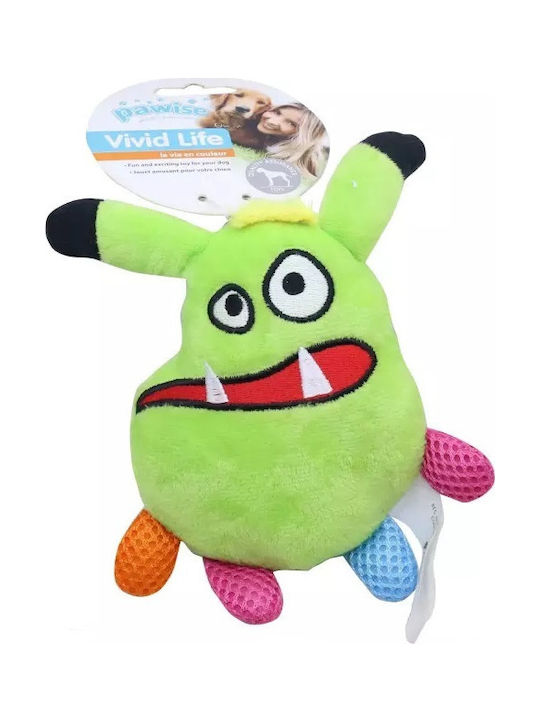 Pawise Vivid Life Monster Mint Jucărie de Pluș pentru Cățeluș Mici 17εκ.