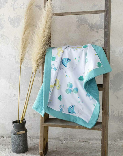 Nima Chirpy Kids Beach Towel Light Blue 75x75cm