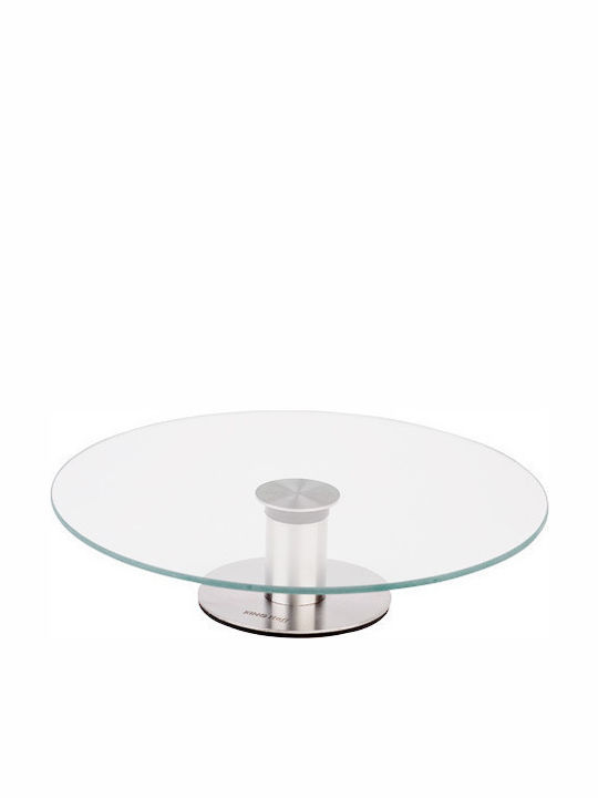KING Hoff Cake Stand Transparent 30x30cm