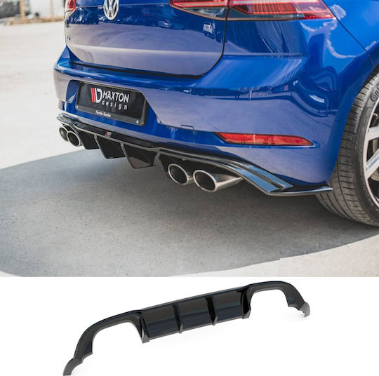 Maxton Design Diffuser Αυτοκινήτου Πίσω Συμβατό με Volkswagen Golf VII 2017-2020