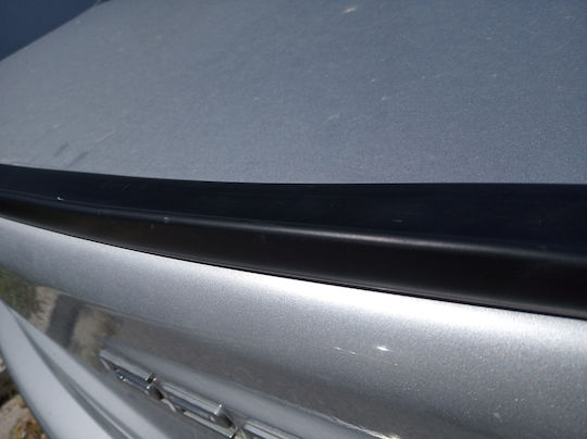 Auto Gs Spoiler Car Rear Spoiler 1.45m x 3.4cm Black Universal