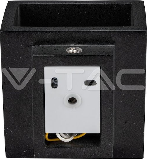 V-TAC Modern Leuchte Wand mit Fassung G9 Gray 12x12x10cm