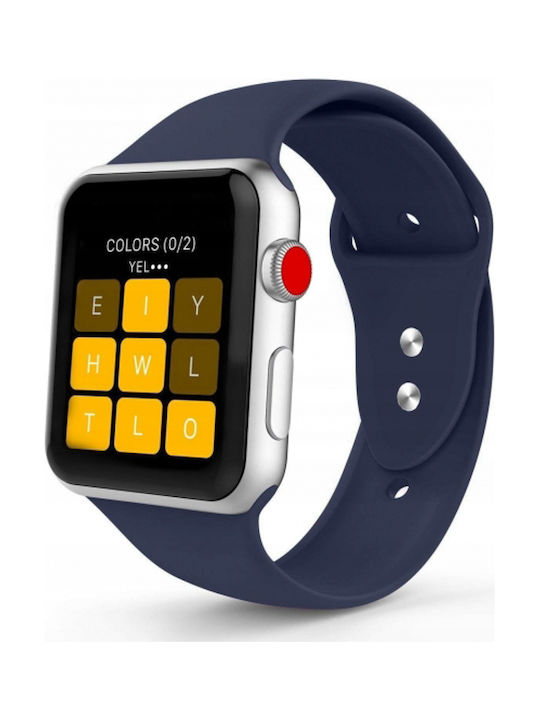 Tech-Protect Iconband Каишка Силикон с Pin Среднощно синьо (Apple Watch 38/40/41/42mm)