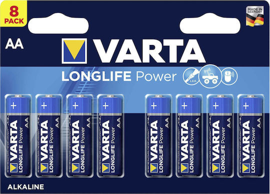 Varta LongLife Power Αλκαλικές Μπαταρίες AA 1.5V 8τμχ