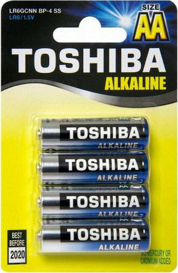 Toshiba High Power Αλκαλικές Μπαταρίες AA 1.5V 6τμχ
