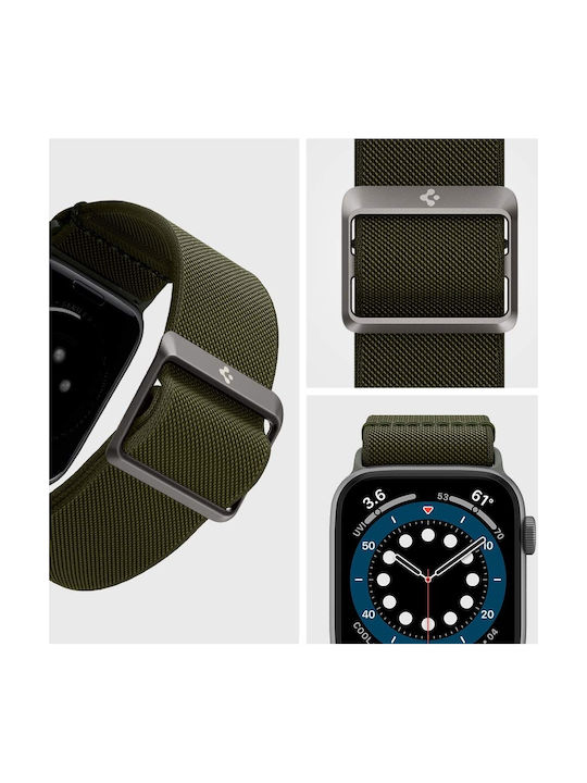 Spigen Fit Lite Curea Tesatura Kaki (Apple Watch 38/40/41mm) AMP02292