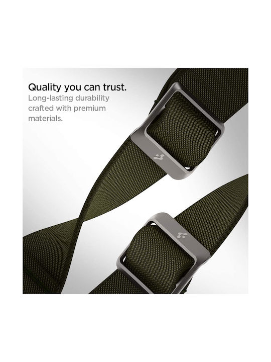 Spigen Fit Lite Curea Tesatura Kaki (Apple Watch 38/40/41mm) AMP02292