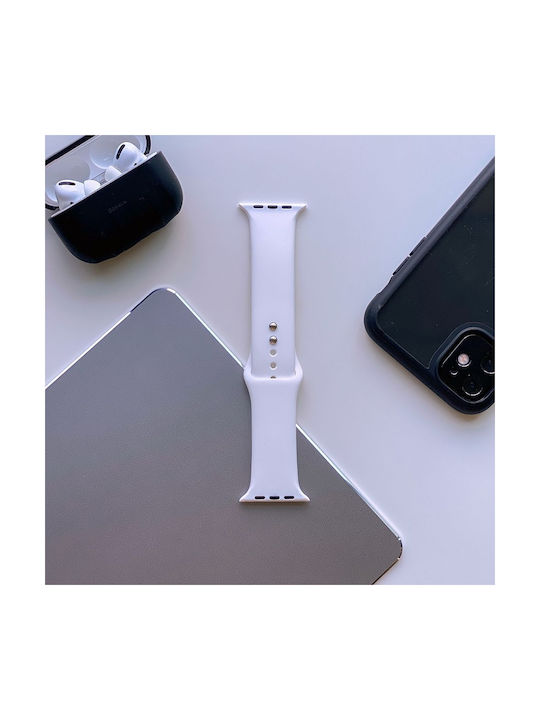Tech-Protect Iconband Каишка Силикон с Pin Бял (Apple Watch 38/40/41/42mm) 72185