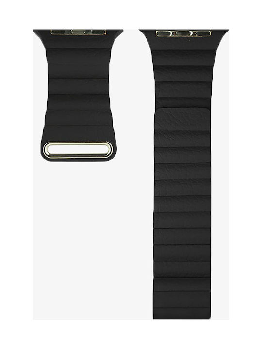 COTEetCI Magnet Λουράκι Δερματίνης Μαύρο (Apple Watch 38/40/41mm)