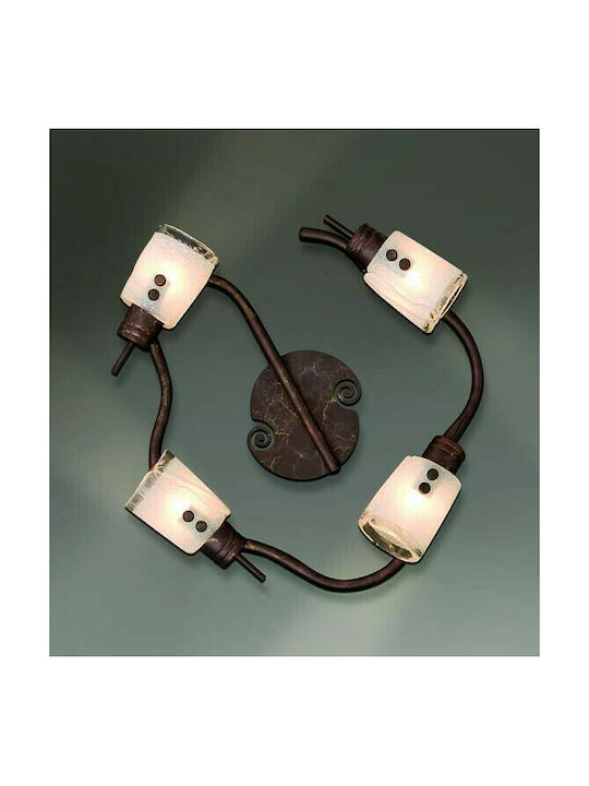 Home Lighting Antique Винтидж Осветително тяло За стена с фасунга G9 Меден
