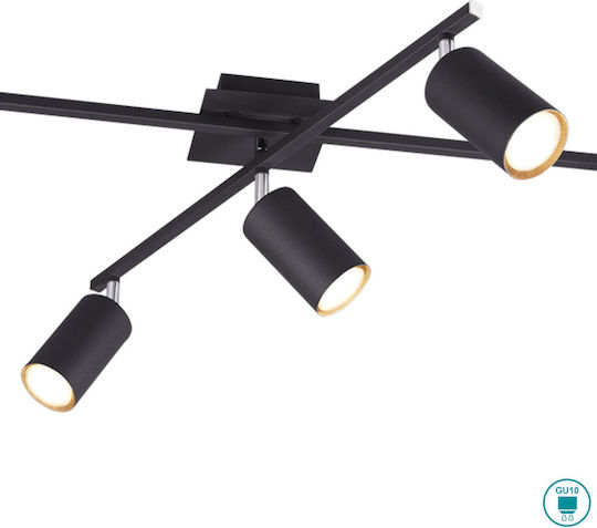 Trio Lighting Marley Spot mit 5 Lichtern und mit Fassung GU10