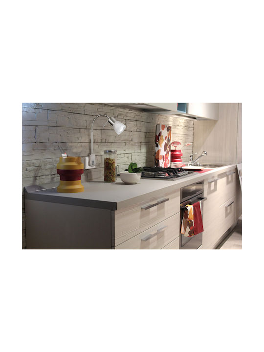 Trio Lighting Levisto Μονό Σποτ με Ντουί E14 σε Ασημί Χρώμα