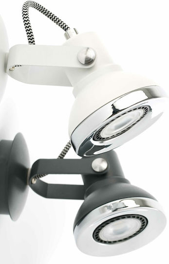 Faro Barcelona Ring Single Spot with Socket GU10 in White Color Faro Barcelona Ring Single Spot with Socket GU10 in White Color