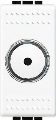 Legrand Bticino Living Light Comutator Încastrat Cu Variator Fără Ramă Clasic Rotativ 500W Alb