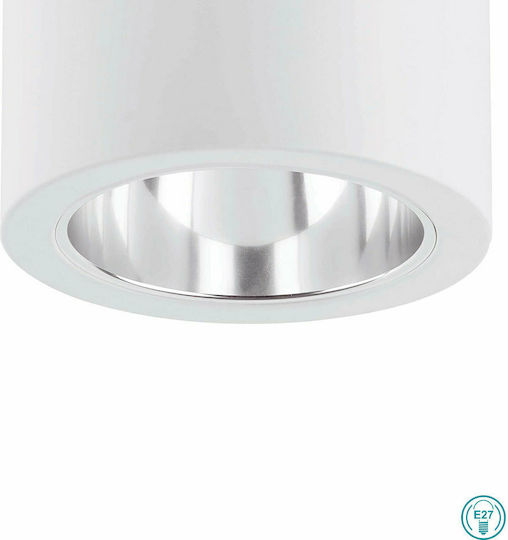 Faro Barcelona Pote-1 Single Spot with Socket E27 in White Color Faro Barcelona Pote-1 Single Spot with Socket E27 in White Color