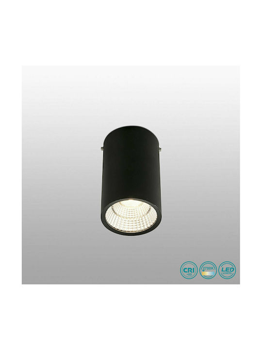Faro Barcelona Rel Single Spot with Socket GU10 in Black Color
