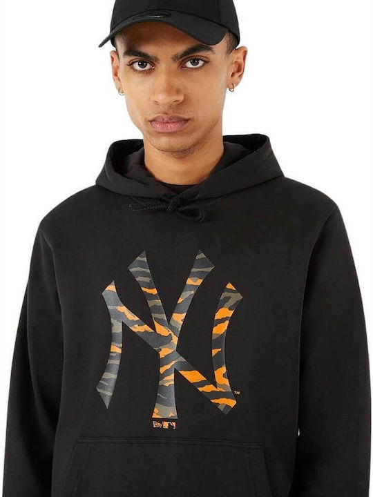 New York Yankees Sweatshirt with Hood Black
