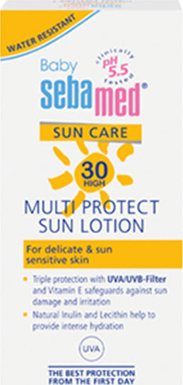 Sebamed Baby Sonnenschutzmittel SPF50 Wasserdicht Kleinkind Sonnenschutz Emulsion für Gesicht & Körper 200ml