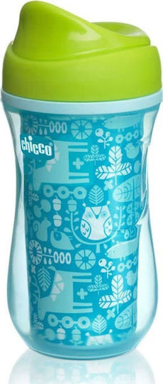 Chicco Baby Cup Active made of Plastic Blue Blue/Green 266ml for 14m+m+