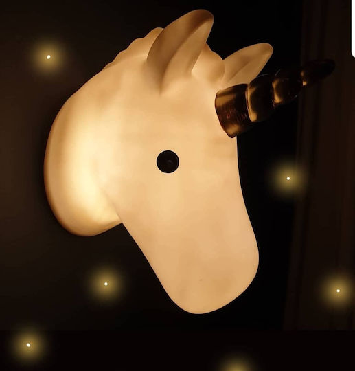 Jabadabado Plastic Kids Wall Light Unicorn