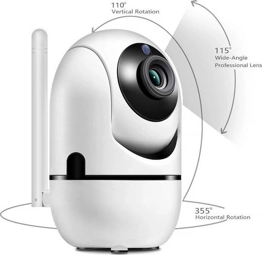 8172HJ IP Камера за наблюдение Wi-Fi Full HD 1080p с Микрофон и Обектив 3.6мм