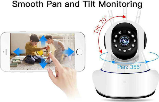 Real Safe XM-3201-W IP Überwachungskamera Wi-Fi Full HD 1080p mit Zwei-Wege-Kommunikation und Objektiv 3.6mm