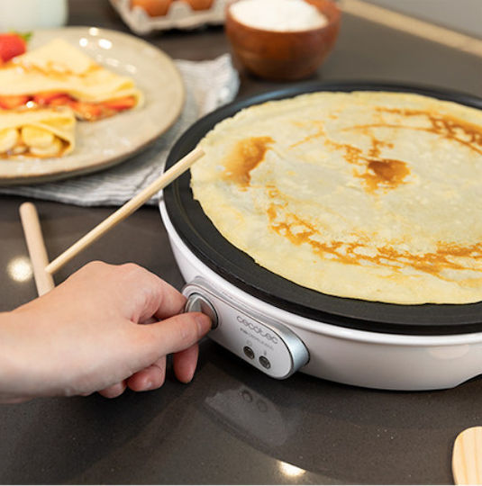 Cecotec Fun Crepelicious Κρεπιέρα 30.5cm Λευκή 1000W
