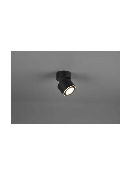 Trio Lighting Taurus Single LED Warm White Spot in Black Color